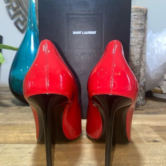 Saint Laurent Teddy Patent Pumps - Picture 5 of 14